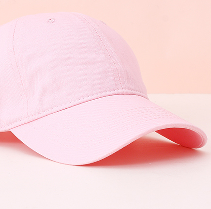 Classic Solid Color Fashion Baseball Cap (Pink)