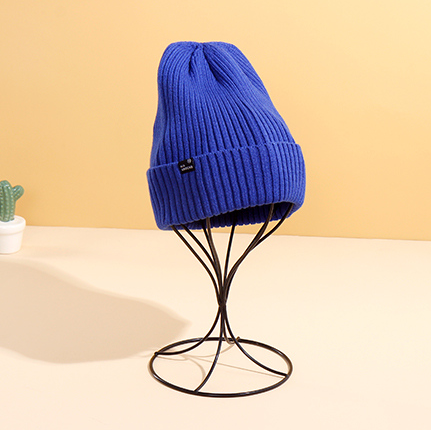 Simple All-in-one knitted Hat (Mixed colors)