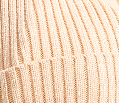 Simple All-in-one knitted Hat (Mixed colors)