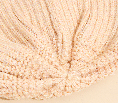 Simple All-in-one knitted Hat (Mixed colors)