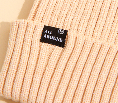 Simple All-in-one knitted Hat (Mixed colors)