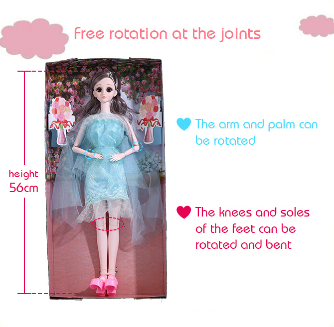 Large Blue Dress Doll(KM-X214)