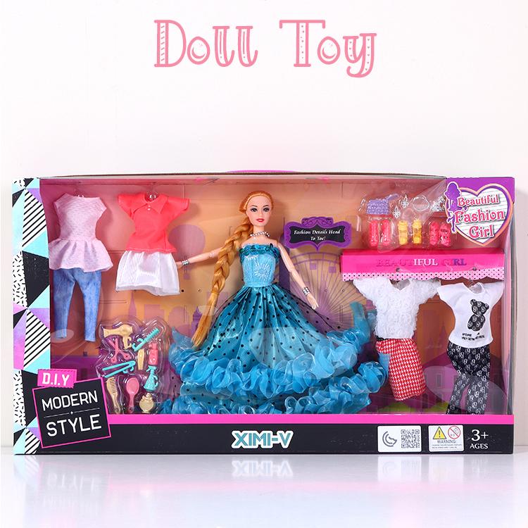 Large-Sized Doll Toy - Costume Girl - Sweet Cool Girl Set