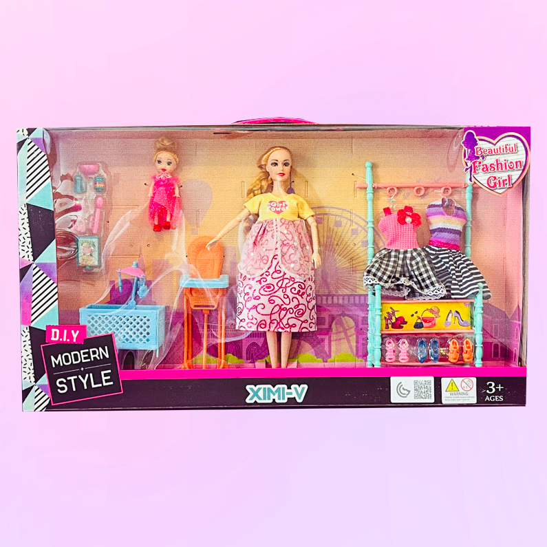 Large-Sized Doll Toy - Costume Girl - Maternity Parent-Child