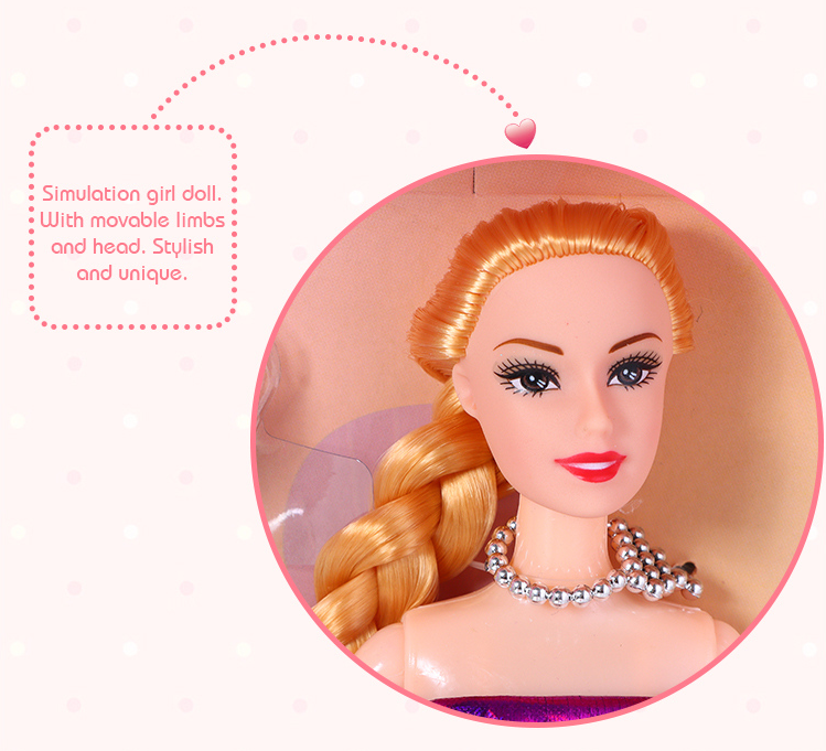 Large-Sized Doll Toy - Fashion Girl Gressing Up Set