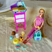 Lovely Girl Pet Hospital Doll Set (11.5Inches)