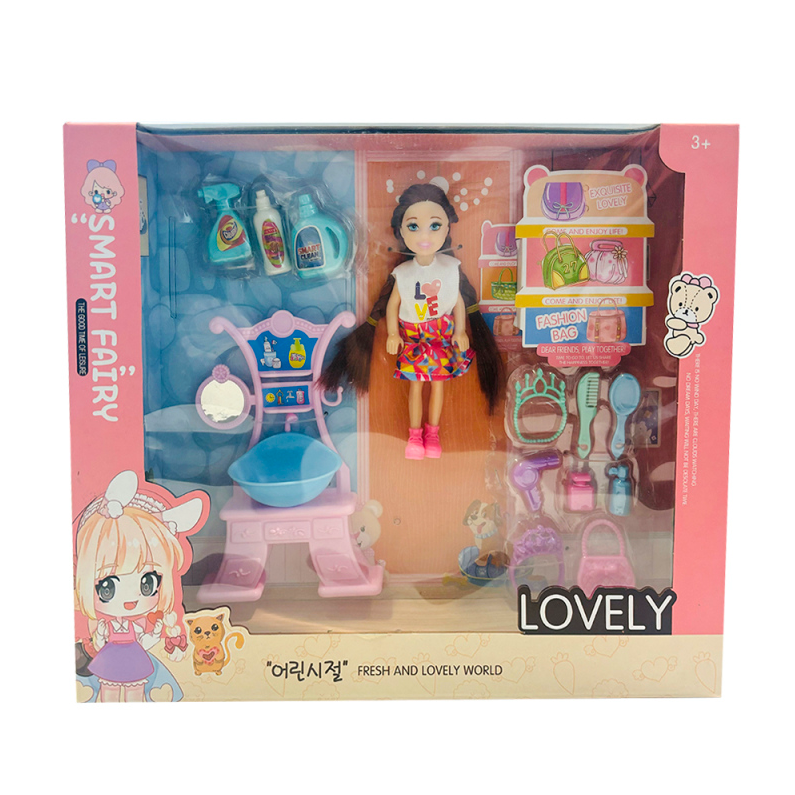 Barbies and Baby Doll Houses