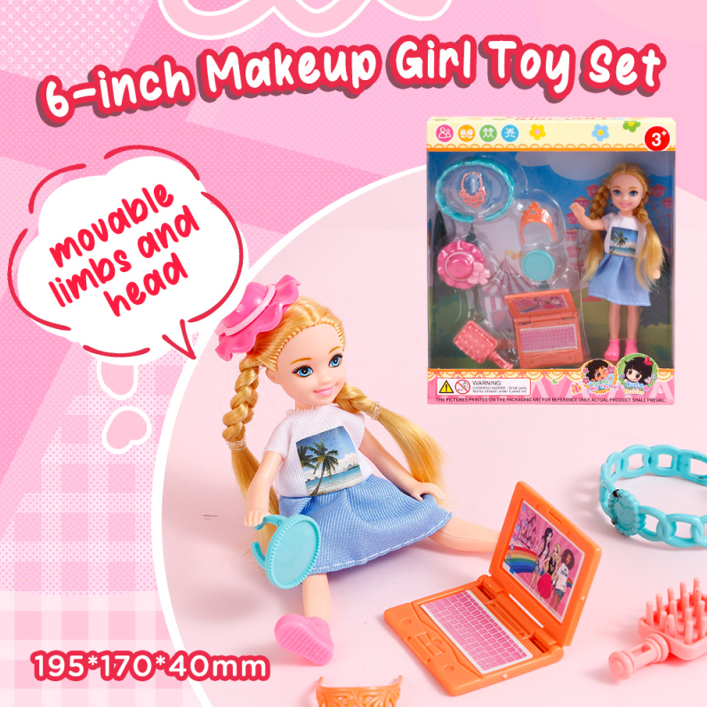 6-inch Makeup Girl Toy Set
