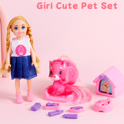 6-inch Girl Cute Pet Set