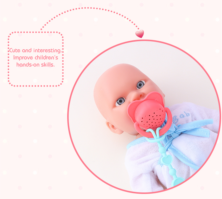12-inch New Baby + Functional Pacifiers