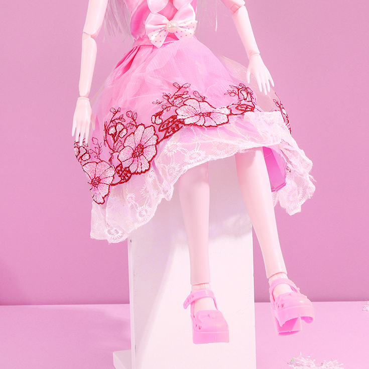 Large Pink Dress Doll(KM-X214)