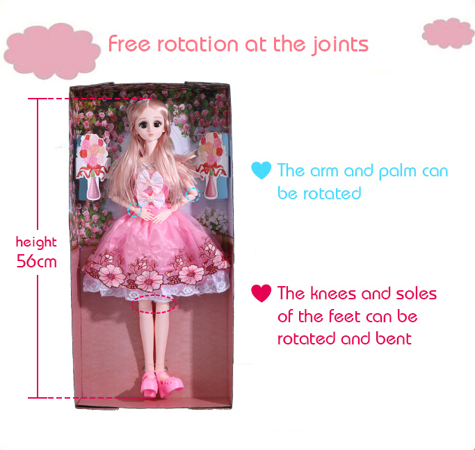 Large Pink Dress Doll(KM-X214)