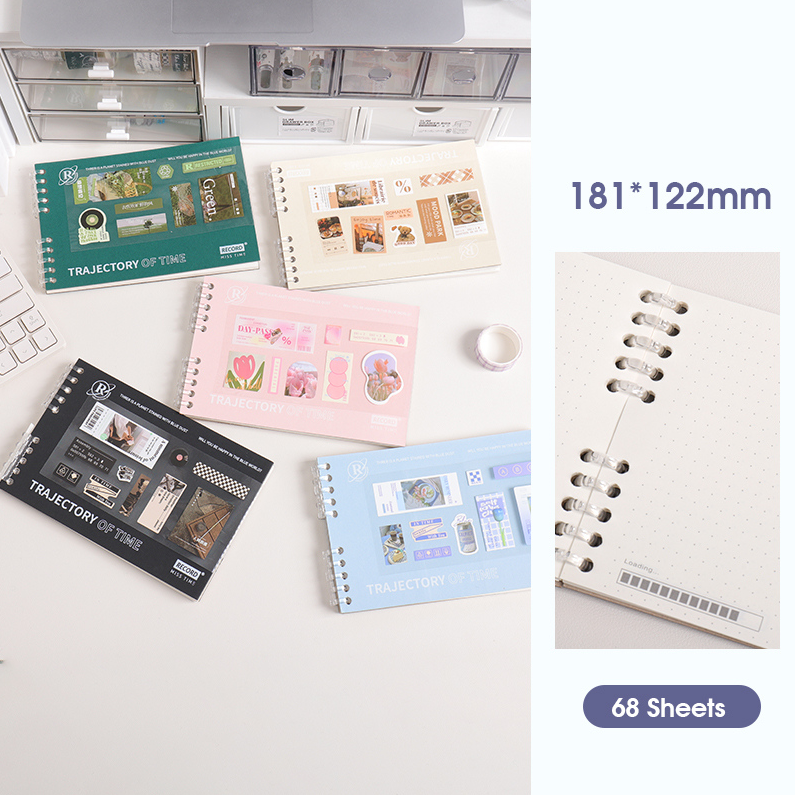 Spring Series DIY Periodical Mixed Page Planner 181*122mm 68
