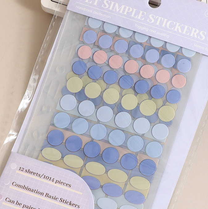 Spring Series Coloring Rhythm Marker Sticker