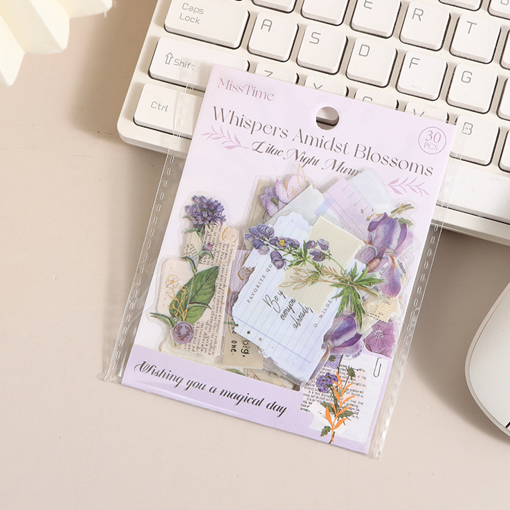 Spring Series Flower Whispering Sticker Pack