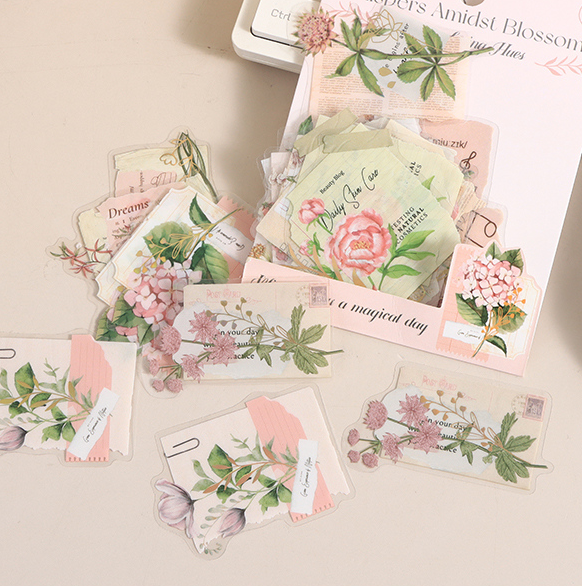 Spring Series Flower Whispering Sticker Pack