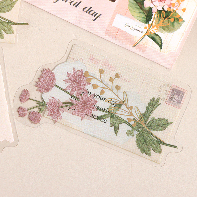 Spring Series Flower Whispering Sticker Pack