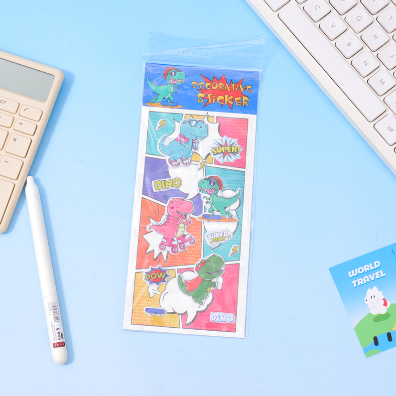 Street T-Rex Foam 3D Stickers (Blue)