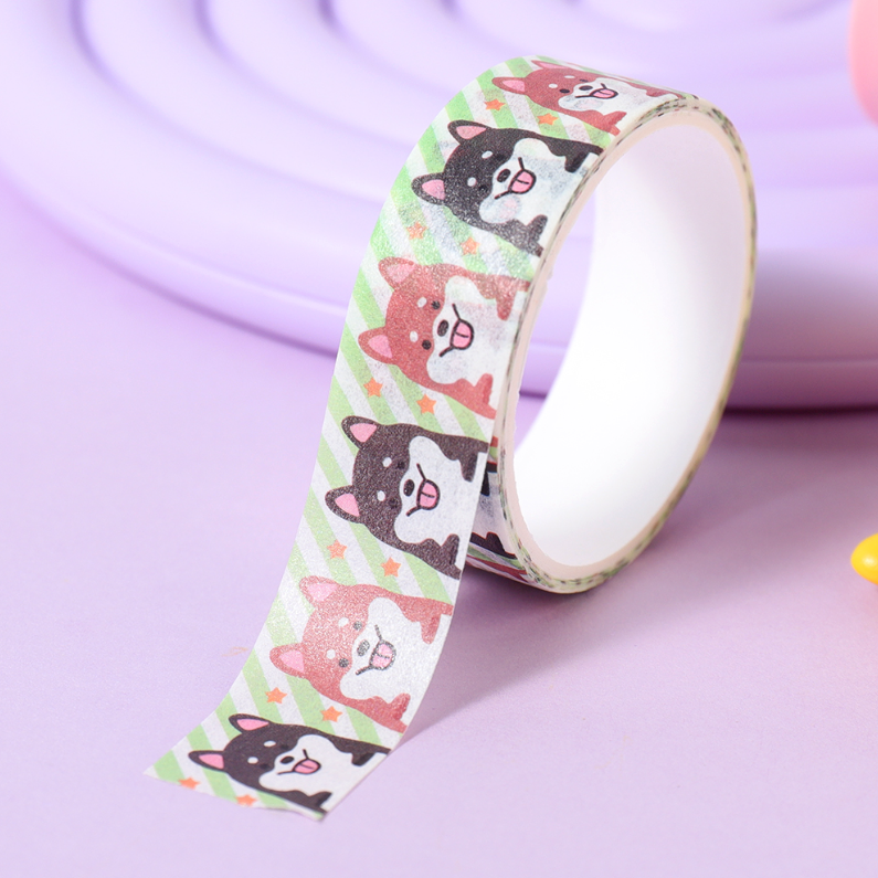 Cute Shiba Inu tape 3 rolls