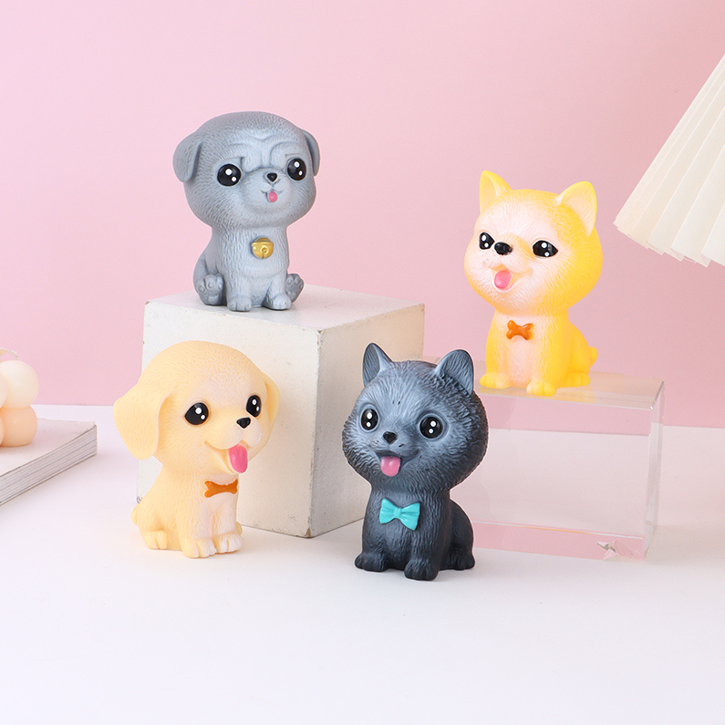 Pinch the cute little dog vinyl toy
