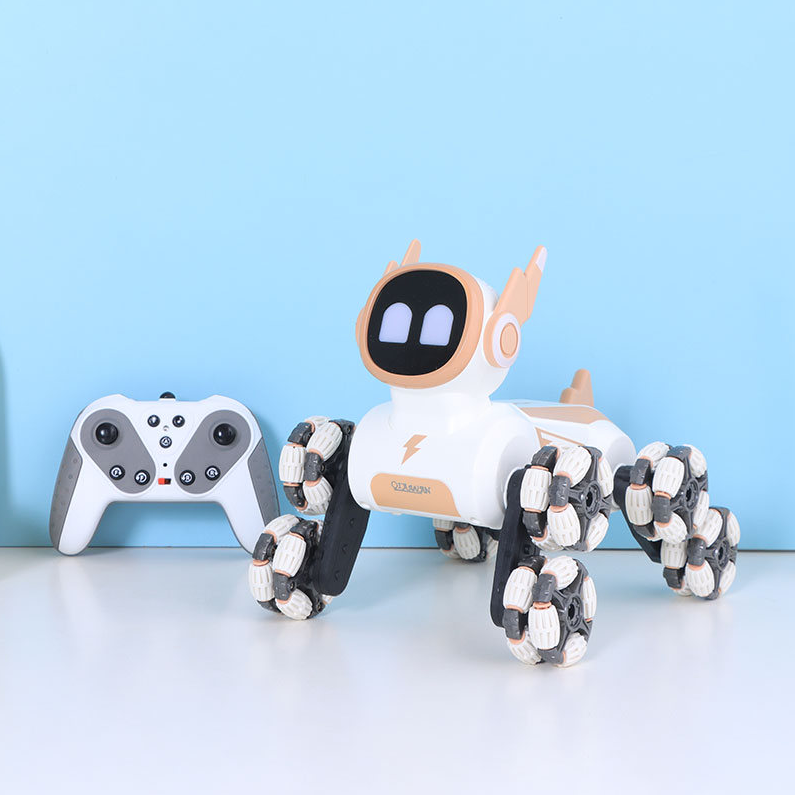 Remote-controlled eight-wheeled mecha dog