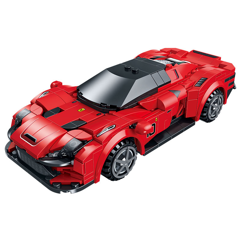 Granular building blocks - Remote-controlled sports car