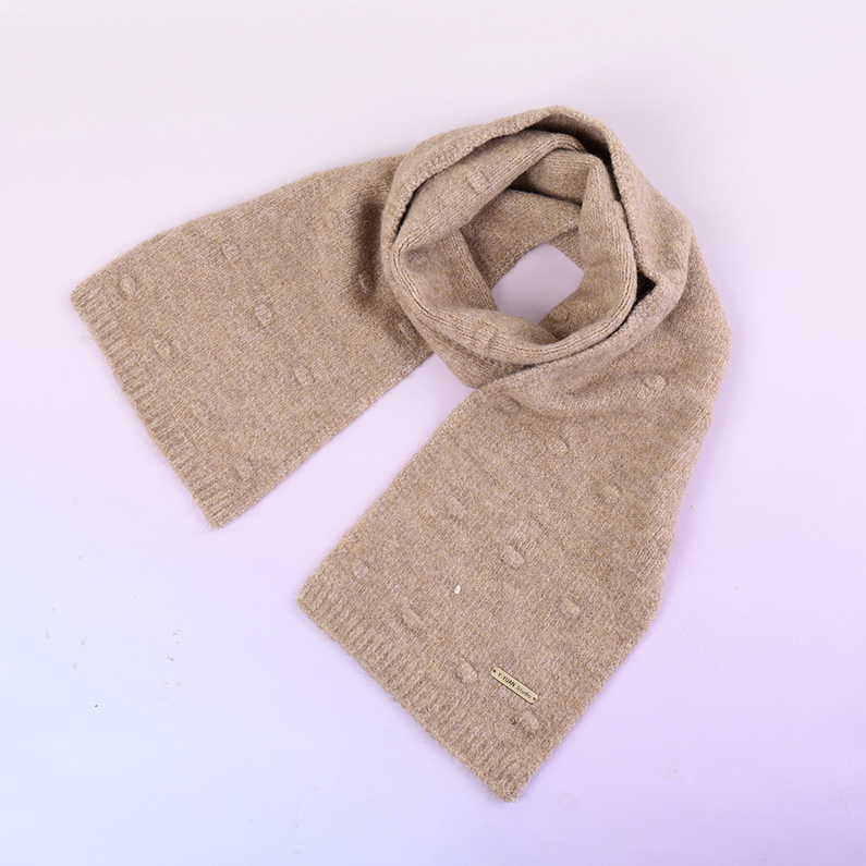 Beanie Knit warm Winter Scarf - Khaki