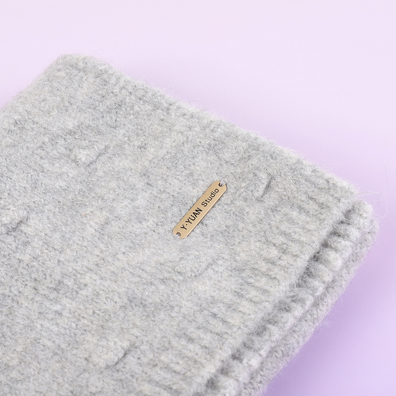 Beanie Knit warm Winter Scarf - grey