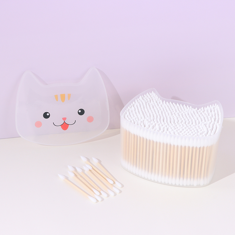 500 cat boxes of bamboo swabs one tip and one round