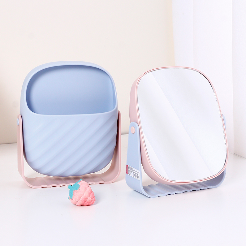 Small fresh storage desk mirror