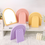 Dopamine arched table mirror