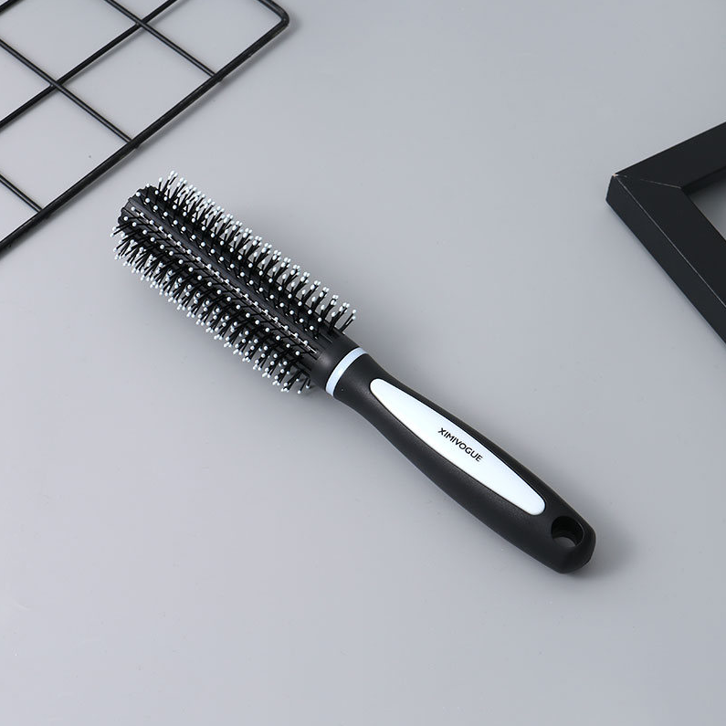 Elegant Round Hair Brush (Blue)