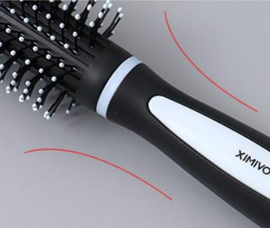 Elegant Round Hair Brush (Blue)
