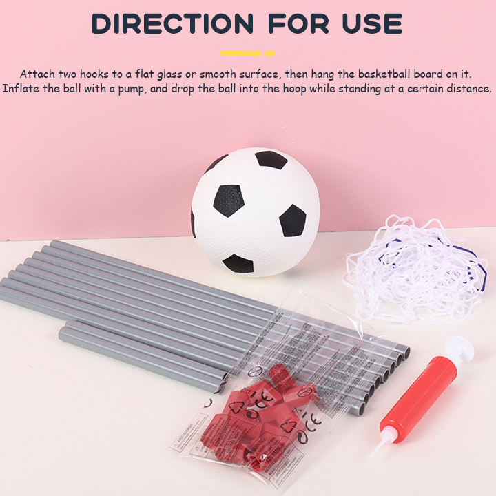 outdoor movable soccer gate for kids with soccer ball and pu