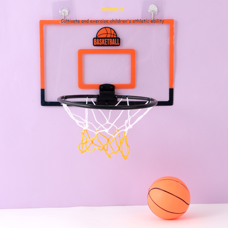 Outdoor hanging wall PET basketball board with basketball an