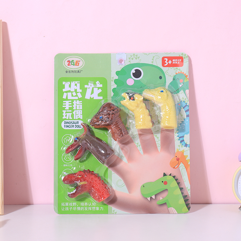 Dinosaur finger doll