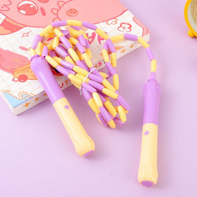 Cat pen Jump Rope (Light yellow purple)