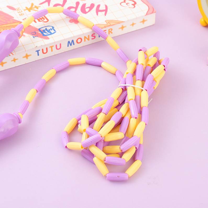 Cat pen Jump Rope (Light yellow purple)