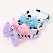 Double Layered Shining Bowknot Headband
