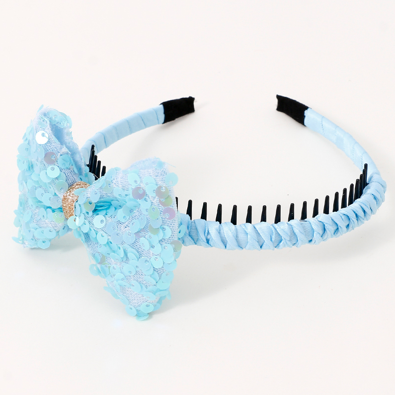 Double Layered Shining Bowknot Headband