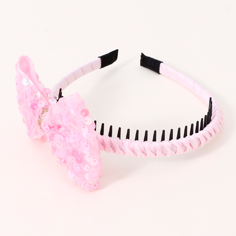 Double Layered Shining Bowknot Headband