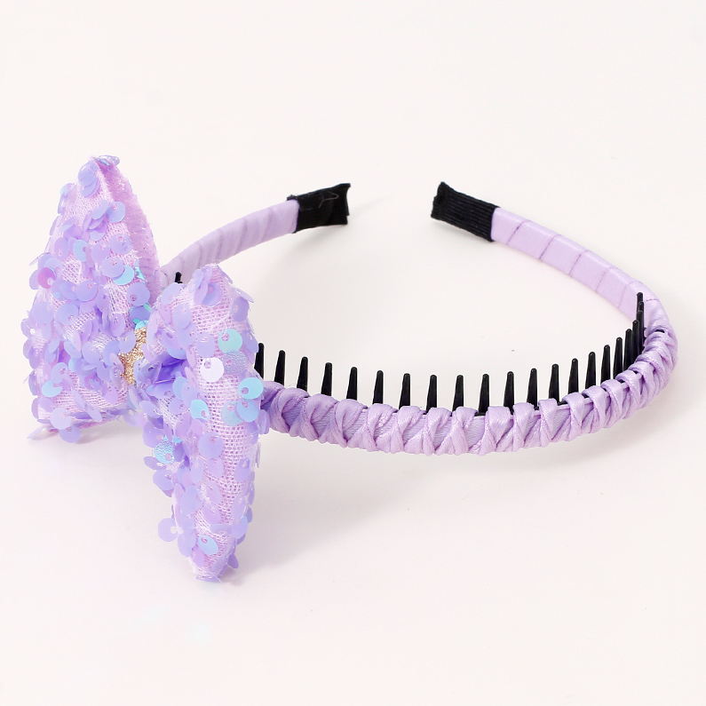 Double Layered Shining Bowknot Headband