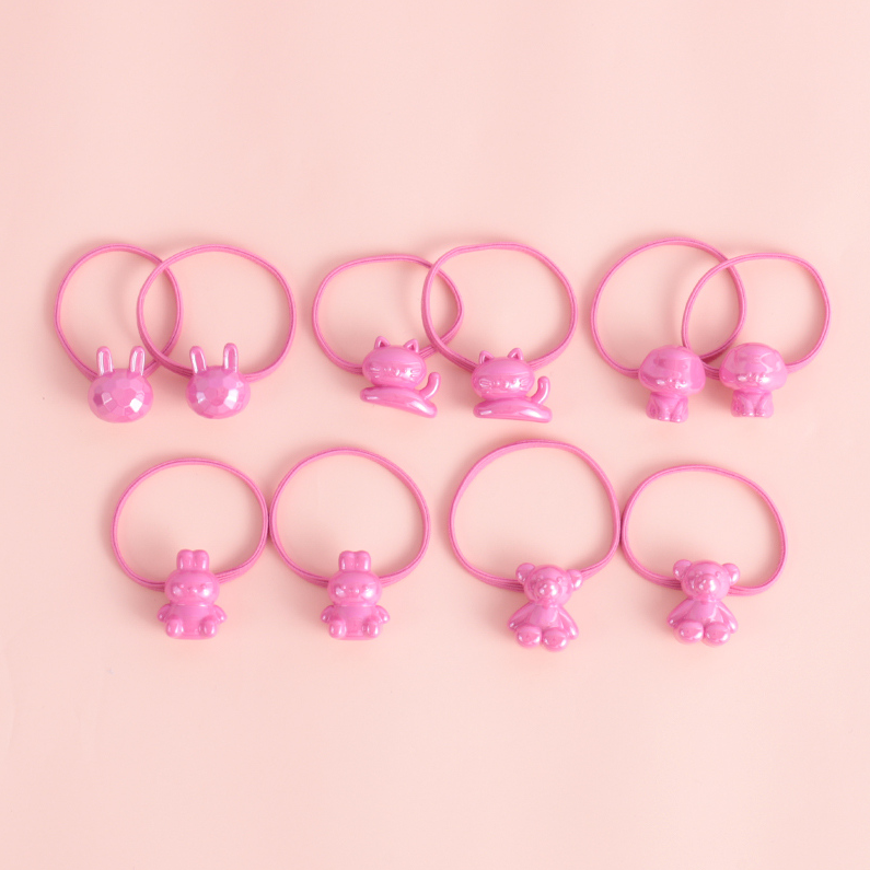 Animal Hair Ties 2 PCS