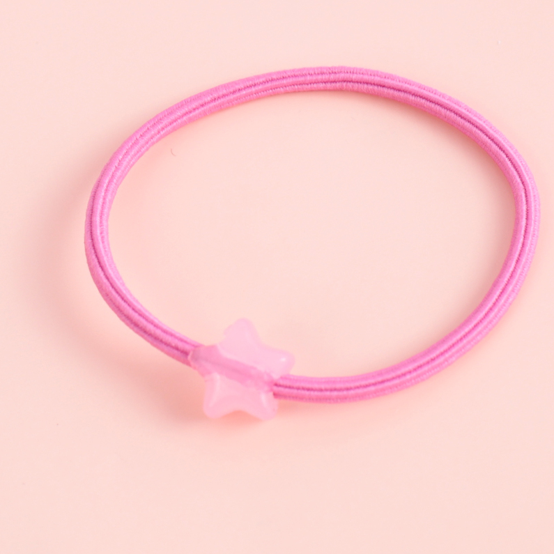 Star Beads Hair Ties 4 PCS