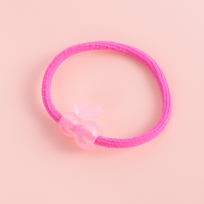 Cherry Beads Hair Ties 4 PCS