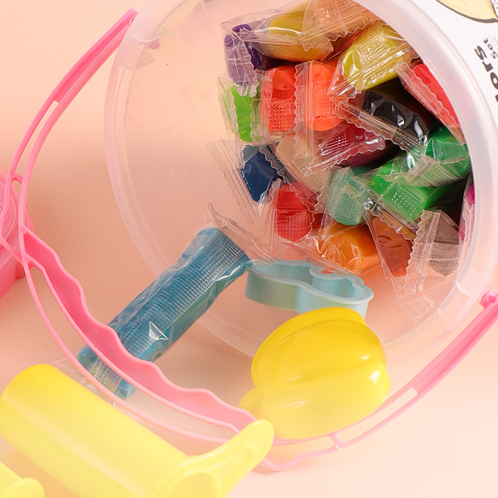 24 Colors Clock Lid Plasticine Set