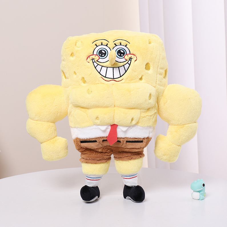 Spongebob Squarepants Muscular Plush Doll