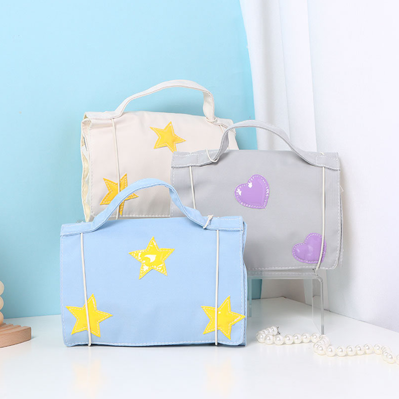 Star Heart series folding makeup bag