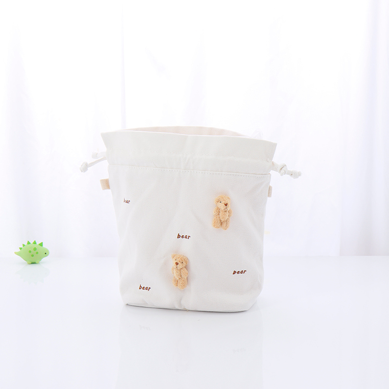 Bear accessories Bucket crossbody bag
