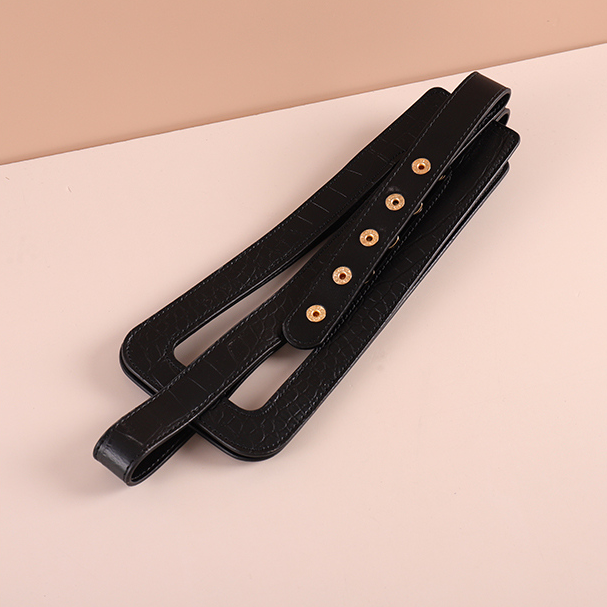 Hollowed-out waistband (Black)